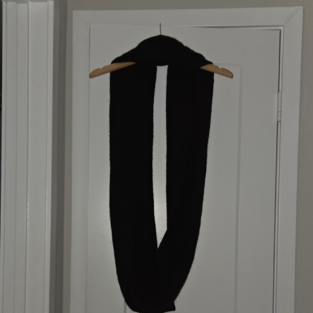 Chic Black Wrap Scarf